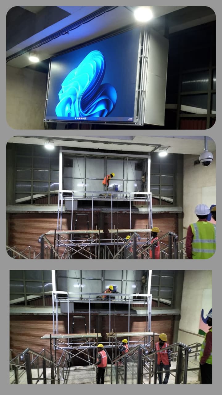  LED Screen Fabrication and Installation.